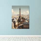 Pariser Vintage-Poster Leinwanddruck (Insitu (Holzboden))