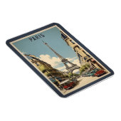 Pariser Vintage-Poster Magnet (Rechte Seite)