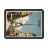 Pariser Vintage-Poster Magnet (Horizontal)