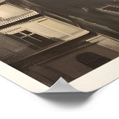 Pariser Vintage-Poster Poster (Ecke)