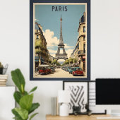 Pariser Vintage-Poster Poster (Heimbüro)