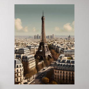 Pariser Vintage-Poster Poster