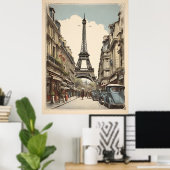 Pariser Vintage-Poster Poster (Heimbüro)