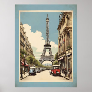 Pariser Vintage-Poster Poster