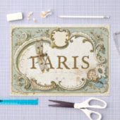 Pariser Vintager Frame Dragonfly Butterfly Seidenpapier (Handwerk)