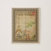 Pariser Vintages mit Eiffel-Turm Puzzle (Vertikal)