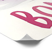 Pariser Wasserfarbe des Eiffelturms Poster (Ecke)