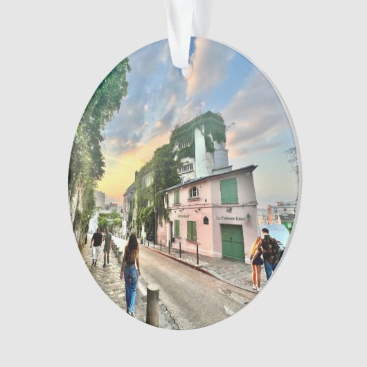 Pariser Weihnachtsbaumdekoration (doppelseitig) Ornament (Vorderseite)