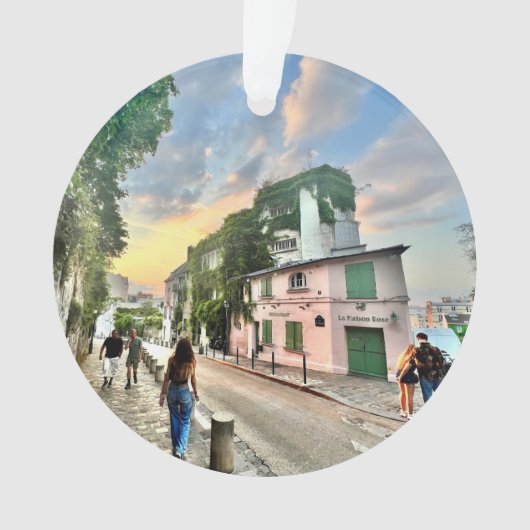 Pariser Weihnachtsbaumdekoration (doppelseitig) Ornament (Vorderseite)