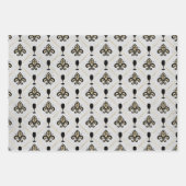 Pariser Wein Geschenkpapier Set (Vorderseite 3)