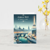 Pariser Winter Elegance Karte (Gelbe Blume)