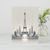 Pariser Winter Elegance - Weihnachten in der Stadt (Stehend Vorderseite)