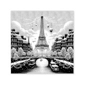 Pariser Winter Elegance - Weihnachten in der Stadt Permastempel (Design)