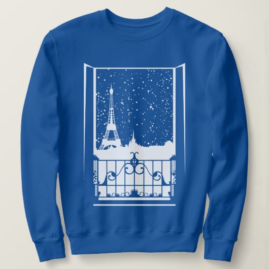 Pariser Winterblick Sweatshirt (Design vorne)