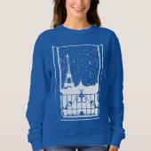 Pariser Winterblick Sweatshirt (Vorderseite)