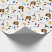 Pariserin Geschenkpapier (Ecke)