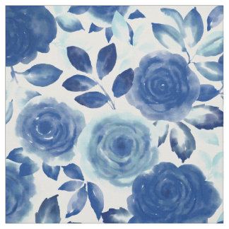 PARISIAN BLOOM Blue Rose Stoff