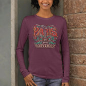 Parisian Bloom Liebe Symphonie mit langen Ärmeln Tri-Blend Shirt