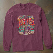 Parisian Bloom Liebe Symphonie mit langen Ärmeln Tri-Blend Shirt