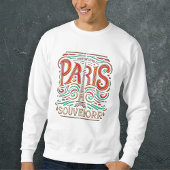 Parisian Bloom Liebe Symphony Mens Sweatshirt