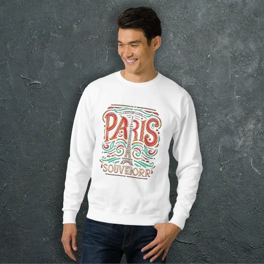 Parisian Bloom Liebe Symphony Mens Sweatshirt