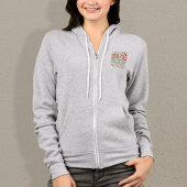Parisian Bloom Love Symphony Women Full-Zip Hoodie