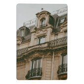 Parisian Building  Mini Klemmbrett (Rückseite)