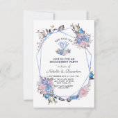 Parisian Charm Gem sagte sie Yes Engagement Party Einladung (Vorderseite)