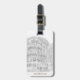 Parisian Corner Customizable Luggage Tag Gepäckanhänger