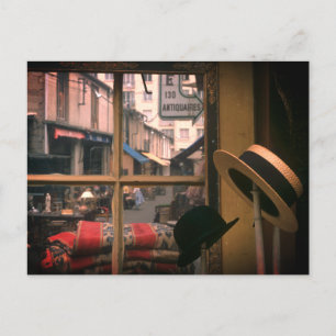 Parisian Flea Market Feiertagspostkarte