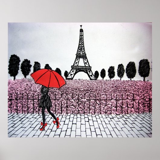 Parisian Girl Poster (Vorne)