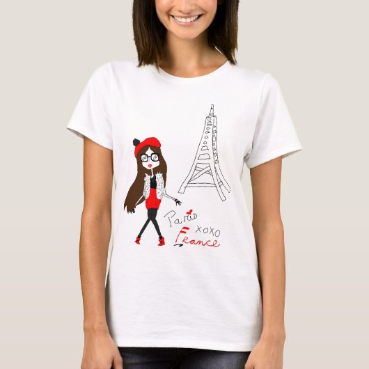 Parisian Girl T-Shirt (Vorderseite)