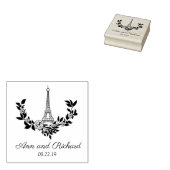 Parisian-inspired with zu romantic wreath flower gummistempel (Stempel)