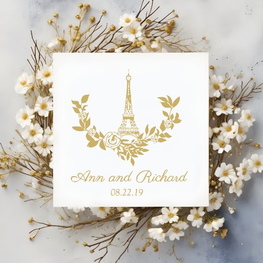 Parisian-inspired with zu romantic wreath flower gummistempel