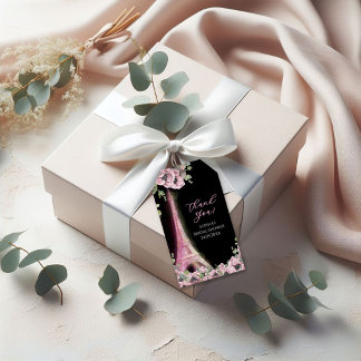 Parisian Oh La La Brautparty Geschenkanhänger