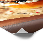 Parisian Patisserie Burger Poster (Ecke)