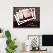 Parisian Postcards Poster or Print (Heimbüro)
