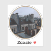 Parisian Rooftops - v2 Aufkleber (Blatt)