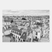 Parisian Rooftops - Wrapping Paper Sheet Set of 3 Geschenkpapier Set (Vorderseite 3)