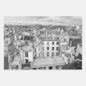 Parisian Rooftops - Wrapping Paper Sheet Set of 3 Geschenkpapier Set (Vorderseite 2)