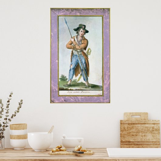 Parisian Sans-culotte Poster (Küche)