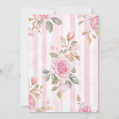 Parisian She Said Oui Brautparty Einladung (Rückseite)