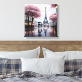 Parisian Spring Rain Leinwanddruck (Insitu (Schlafzimmer))