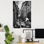 Parisian Street Scene - Poster (Heimbüro)