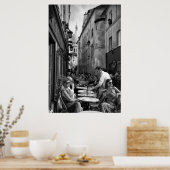 Parisian Street Scene - Poster (Küche)