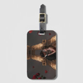 Parisian Valentines Day Gepäckanhänger (Vorderseite Vertikal)