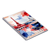 Parisian Watercolor Reverie Notizblock (Rechte Seite)