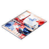 Parisian Watercolor Reverie Notizblock (Linke Seite)