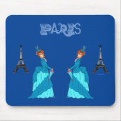 Parisienne, Frankreich Mousepad (Vorne)
