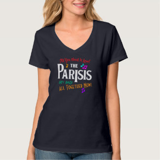 Parisis kehrt das individuell anpassbare V-Neck-T- T-Shirt